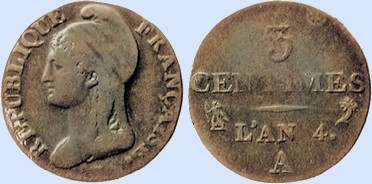 3 centimes DUPRE